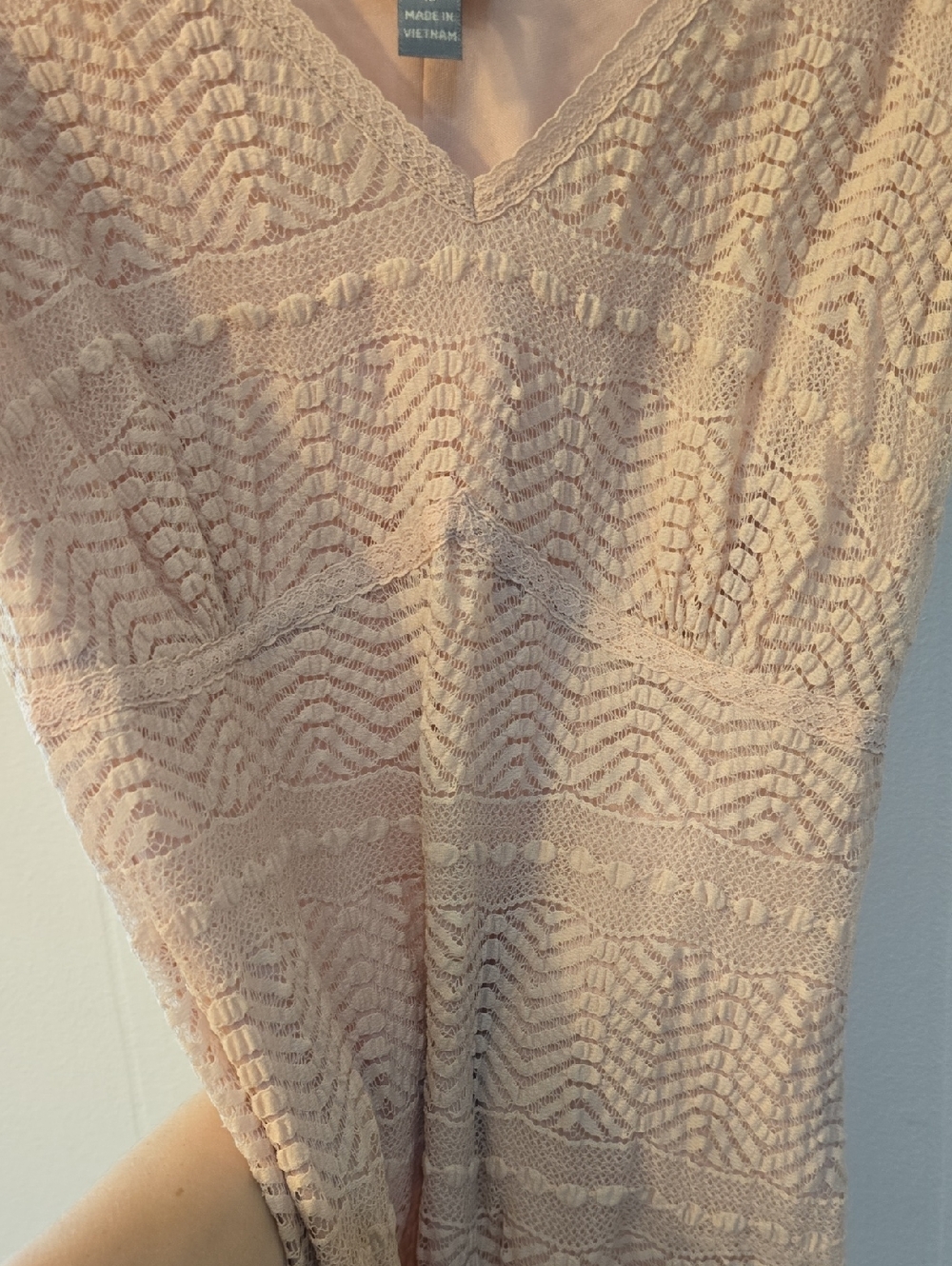 90s Rabbit Retro Lace Sheath Gown | Flapper/Victorian - Picture 5 of 15